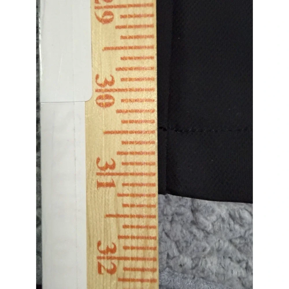 Banana Republic Pants Men 34x32 Black Performance Stretch Travel Golf Zip Pocket